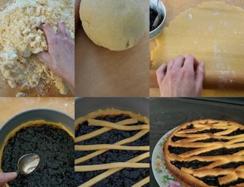 crostata con marmellata di amarene e farina di tipo due